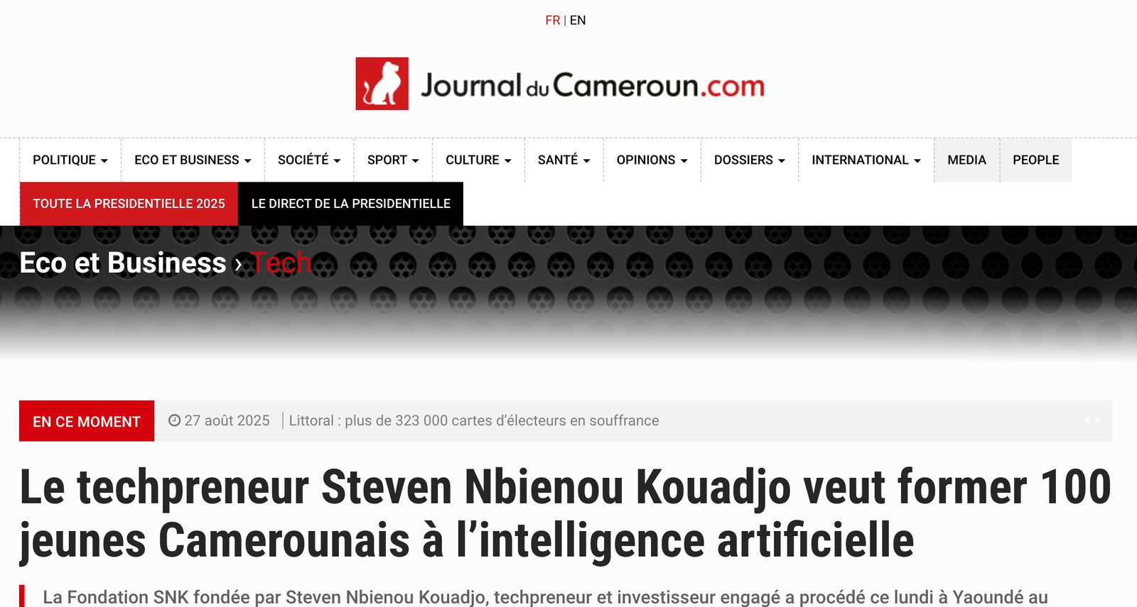 Couverture de l'article